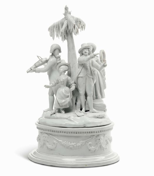 Grande gruppo<BR>Nove, Manifattura Antonibon, gestione Parolin, 1781-1802<BR><BR>  - Asta Maioliche e Porcellane - Associazione Nazionale - Case d'Asta italiane