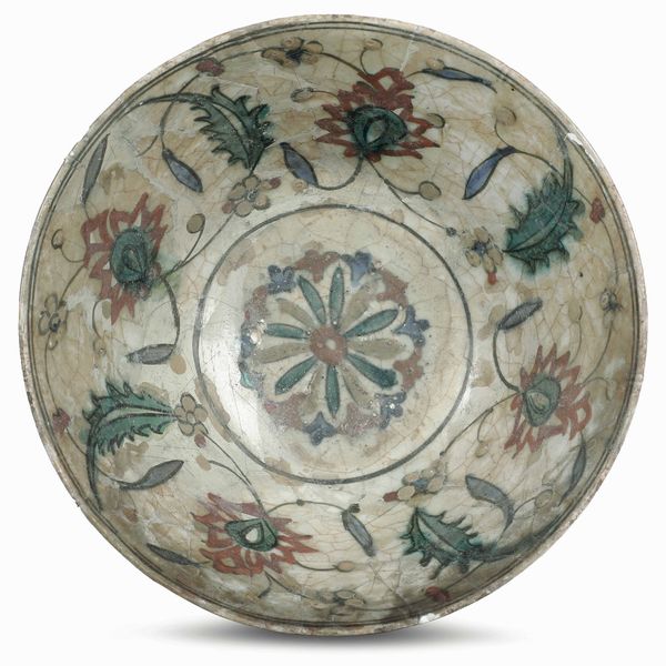 Coppa<BR>Siria, XII-XIII secolo  - Asta Maioliche e Porcellane - Associazione Nazionale - Case d'Asta italiane