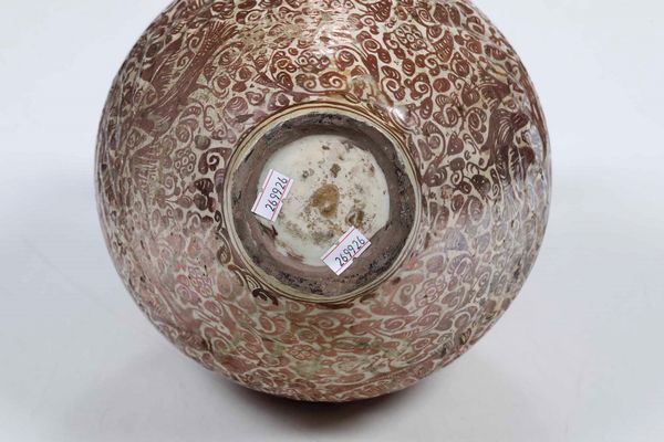 Grande brocca<BR>Spagna, Manises, seconda met del XVII secolo  - Asta Maioliche e Porcellane - Associazione Nazionale - Case d'Asta italiane