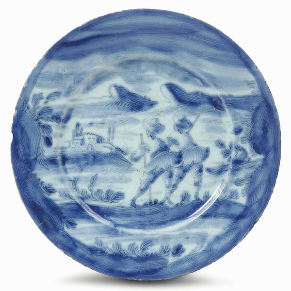 Piatto<BR>Savona, inizio del XVIII secolo<BR>  - Asta Maioliche e Porcellane - Associazione Nazionale - Case d'Asta italiane