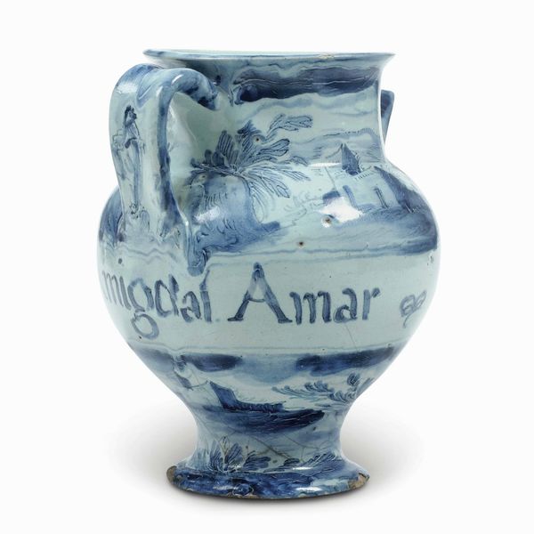 Orciolo<BR>Savona, XVIII secolo<BR>  - Asta Maioliche e Porcellane - Associazione Nazionale - Case d'Asta italiane