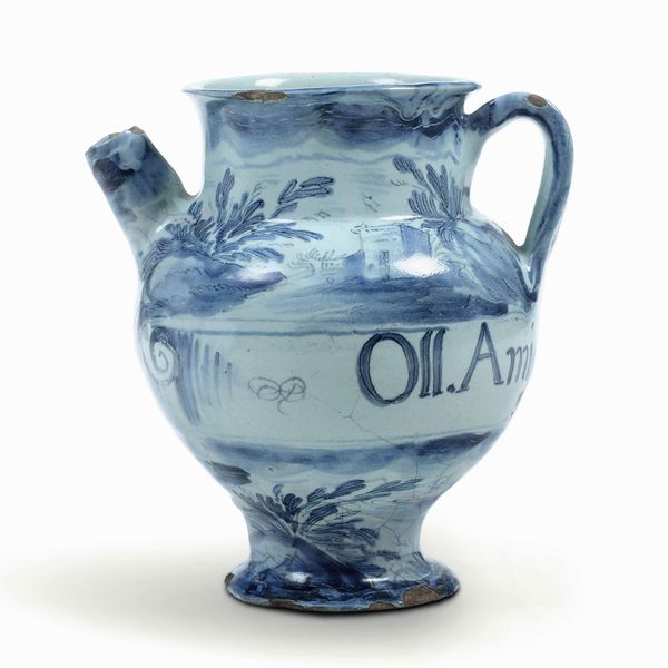 Orciolo<BR>Savona, XVIII secolo<BR>  - Asta Maioliche e Porcellane - Associazione Nazionale - Case d'Asta italiane