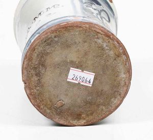 Albarello<BR>Napoli, 1793  - Asta Maioliche e Porcellane - Associazione Nazionale - Case d'Asta italiane