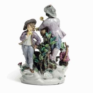 Gruppo<BR>Nove, Manifattura Antonibon, gestione Parolin, 1781-1802<BR><BR>  - Asta Maioliche e Porcellane - Associazione Nazionale - Case d'Asta italiane