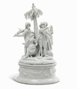 Grande gruppo<BR>Nove, Manifattura Antonibon, gestione Parolin, 1781-1802<BR><BR>  - Asta Maioliche e Porcellane - Associazione Nazionale - Case d'Asta italiane