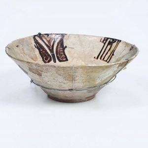 Coppa <BR>Persia (Iran), Nishapur o Samarcanda, X secolo  - Asta Maioliche e Porcellane - Associazione Nazionale - Case d'Asta italiane