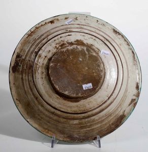 Piatto<BR>Montelupo, ultimo quarto del XVII secolo  - Asta Maioliche e Porcellane - Associazione Nazionale - Case d'Asta italiane