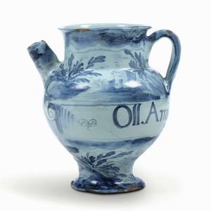 Orciolo<BR>Savona, XVIII secolo<BR>  - Asta Maioliche e Porcellane - Associazione Nazionale - Case d'Asta italiane