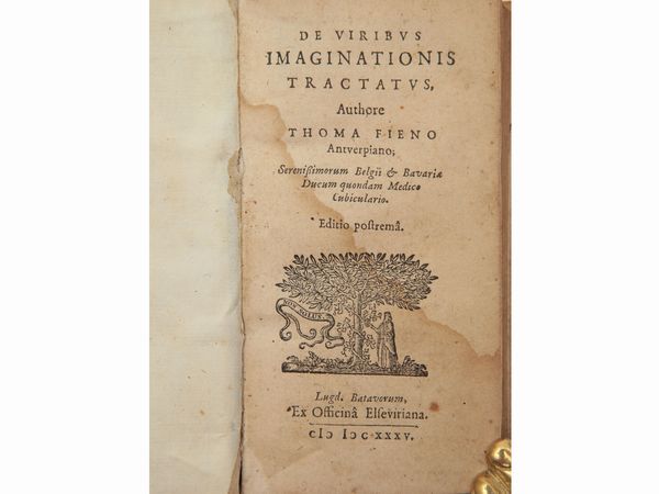 Thomas Feyens : De viribus imaginationis tractatus  - Asta La Collezione Bucciarelli: libri antichi ed incunaboli - Associazione Nazionale - Case d'Asta italiane