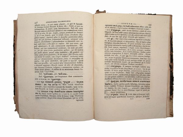 Agostino Antonio Giorgi : Fragmentum Evangelii S. Iohannis Graeco-Copto-Thebaicum saeculi IV...  - Asta La Collezione Bucciarelli: libri antichi ed incunaboli - Associazione Nazionale - Case d'Asta italiane