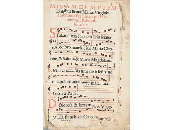 Graduale Romanum  - Asta La Collezione Bucciarelli: libri antichi ed incunaboli - Associazione Nazionale - Case d'Asta italiane