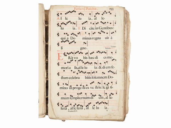 Graduale Romanum  - Asta La Collezione Bucciarelli: libri antichi ed incunaboli - Associazione Nazionale - Case d'Asta italiane