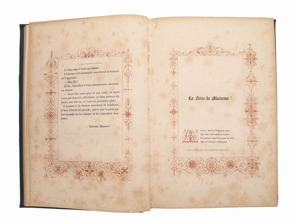 Lis et Violette  - Asta La Collezione Bucciarelli: libri antichi ed incunaboli - Associazione Nazionale - Case d'Asta italiane