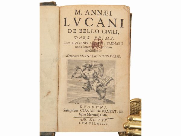 MARCUS ANNAEUS LUCANUS : De bello civili pars prima [-altera]...  - Asta La Collezione Bucciarelli: libri antichi ed incunaboli - Associazione Nazionale - Case d'Asta italiane