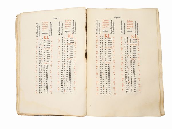 Paulus de Middelburgo : Pavlina De recta Paschae celebratione: et De die passionis Domini nostri Iesu Christi  - Asta La Collezione Bucciarelli: libri antichi ed incunaboli - Associazione Nazionale - Case d'Asta italiane