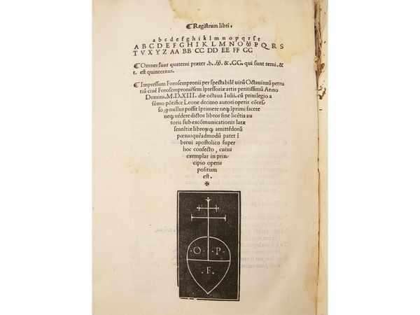 Paulus de Middelburgo : Pavlina De recta Paschae celebratione: et De die passionis Domini nostri Iesu Christi  - Asta La Collezione Bucciarelli: libri antichi ed incunaboli - Associazione Nazionale - Case d'Asta italiane