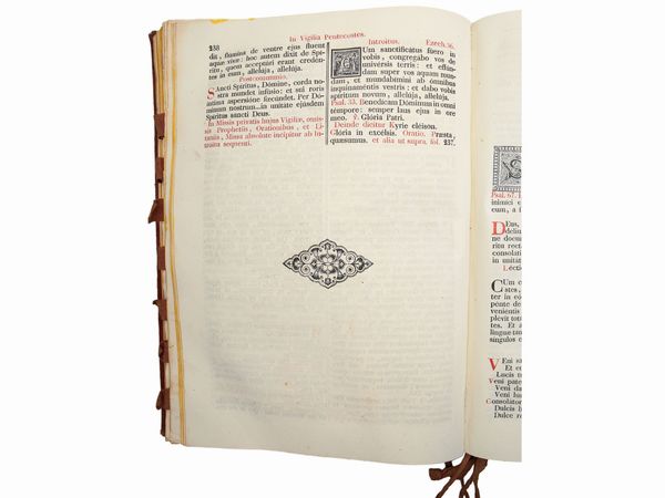 Missale Romano-seraphicum pro tribus ordinibus Sancti Francisci Patris Nostri...  - Asta La Collezione Bucciarelli: libri antichi ed incunaboli - Associazione Nazionale - Case d'Asta italiane