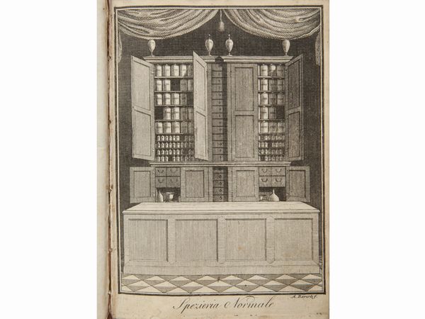 Paolo Sangiorgio : La farmacia descritta secondo i moderni principj di Lavoisier e c.  - Asta La Collezione Bucciarelli: libri antichi ed incunaboli - Associazione Nazionale - Case d'Asta italiane