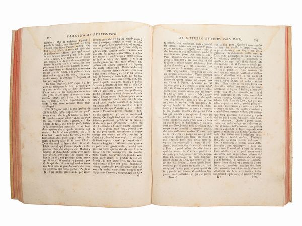 Teresa de Jesús (santa) : Opere scelte della santa madre Teresa di Ges...  - Asta La Collezione Bucciarelli: libri antichi ed incunaboli - Associazione Nazionale - Case d'Asta italiane