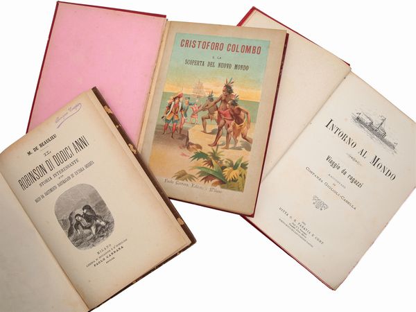 Tre libri illustrati per ragazzi  - Asta La Collezione Bucciarelli: libri antichi ed incunaboli - Associazione Nazionale - Case d'Asta italiane