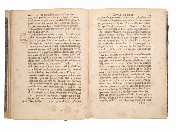 Antoine Verjus : La vie de S. Franois de Borgia. Dedie au roy  - Asta La Collezione Bucciarelli: libri antichi ed incunaboli - Associazione Nazionale - Case d'Asta italiane