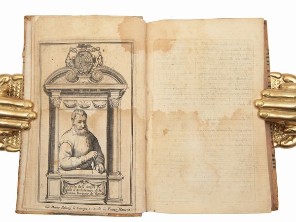 Giacomo Barozzi da Vignola : Regola delli cinque ordini d'Architettura di M. Iacomo Barozzio da Vignola  - Asta La Collezione Bucciarelli: libri antichi ed incunaboli - Associazione Nazionale - Case d'Asta italiane