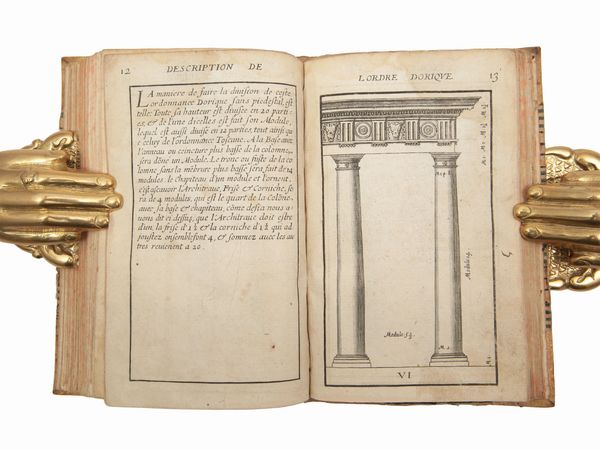 Giacomo Barozzi da Vignola : Regola delli cinque ordini d'Architettura di M. Iacomo Barozzio da Vignola  - Asta La Collezione Bucciarelli: libri antichi ed incunaboli - Associazione Nazionale - Case d'Asta italiane