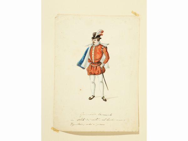 Costumi di scena  - Asta La Collezione Bucciarelli: libri antichi ed incunaboli - Associazione Nazionale - Case d'Asta italiane