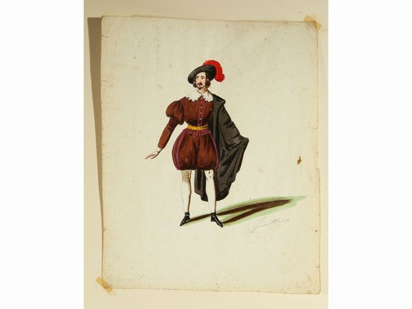 Costumi di scena  - Asta La Collezione Bucciarelli: libri antichi ed incunaboli - Associazione Nazionale - Case d'Asta italiane