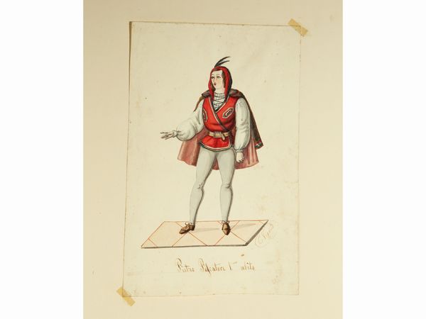 Costumi di scena  - Asta La Collezione Bucciarelli: libri antichi ed incunaboli - Associazione Nazionale - Case d'Asta italiane