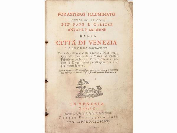 Giovanni Battista Albrizzi : Forastiero illuminato...  - Asta La Collezione Bucciarelli: libri antichi ed incunaboli - Associazione Nazionale - Case d'Asta italiane