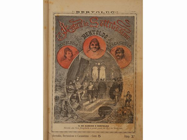 Giulio Cesare Croce : Astuzie sottilissime di Bertoldo, Bertoldino e Cacasenno  - Asta La Collezione Bucciarelli: libri antichi ed incunaboli - Associazione Nazionale - Case d'Asta italiane