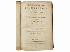 Apollonius Rhodius - Argonautica ex recensione et cum notis Rich. Fr. Phil. Brunckii