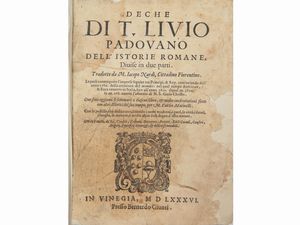 Titus Livius - Deche di T. Livio padovano dell'istorie romane... Prima parte