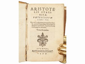 ARISTOTELES - Aristotelis Stagiritae Physicorum libri VIII...