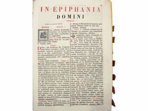 Missale Romano-seraphicum pro tribus ordinibus Sancti Francisci Patris Nostri...  - Asta La Collezione Bucciarelli: libri antichi ed incunaboli - Associazione Nazionale - Case d'Asta italiane