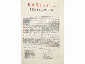 Missale Romano-seraphicum pro tribus ordinibus Sancti Francisci Patris Nostri...  - Asta La Collezione Bucciarelli: libri antichi ed incunaboli - Associazione Nazionale - Case d'Asta italiane