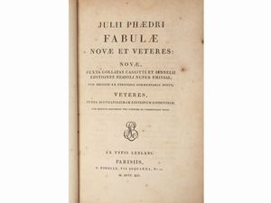Phaedrus - Fabulae novae et veteres - Nouvelles fables
