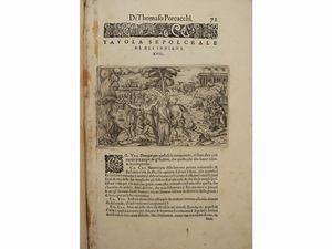 Tommaso Porcacchi : Funerali antichi di diuersi Popoli, et Nationi...  - Asta La Collezione Bucciarelli: libri antichi ed incunaboli - Associazione Nazionale - Case d'Asta italiane