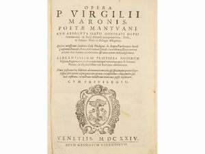 PUBLIUS VERGILIUS MARO - Opera P. Virgilii Maronis poetae Mantuani...