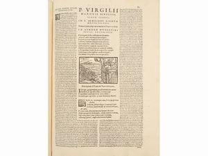 PUBLIUS VERGILIUS MARO : Opera P. Virgilii Maronis poetae Mantuani...  - Asta La Collezione Bucciarelli: libri antichi ed incunaboli - Associazione Nazionale - Case d'Asta italiane