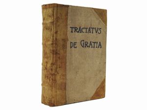 Tractatus de Gratia - De Sacramentis in genere  - Asta La Collezione Bucciarelli: libri antichi ed incunaboli - Associazione Nazionale - Case d'Asta italiane