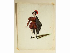 Costumi di scena  - Asta La Collezione Bucciarelli: libri antichi ed incunaboli - Associazione Nazionale - Case d'Asta italiane