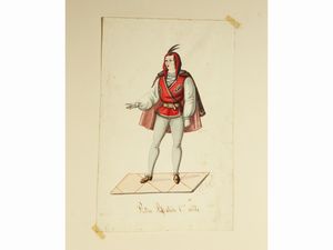 Costumi di scena  - Asta La Collezione Bucciarelli: libri antichi ed incunaboli - Associazione Nazionale - Case d'Asta italiane