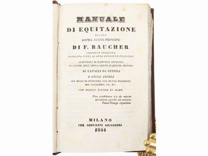 François Baucher - Manuale di equitazione basato sopra nuovi principj