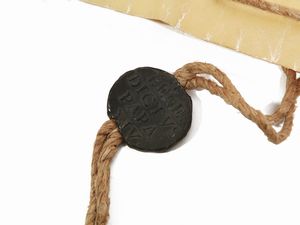 Benedetto XIV : Tre bolle papali  - Asta La Collezione Bucciarelli: libri antichi ed incunaboli - Associazione Nazionale - Case d'Asta italiane