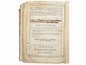 [Biblia, ad vetustissima exemplaria nunc recens castigata]  - Asta La Collezione Bucciarelli: libri antichi ed incunaboli - Associazione Nazionale - Case d'Asta italiane