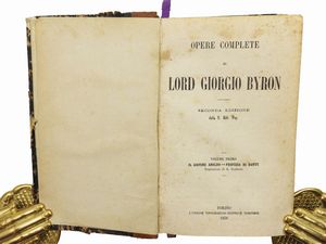 George Gordon Byron - Opere complete di Lord Giorgio Byron