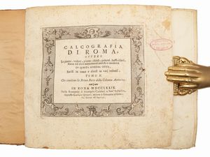 Calcografia di Roma  - Asta La Collezione Bucciarelli: libri antichi ed incunaboli - Associazione Nazionale - Case d'Asta italiane