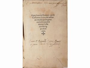 Johannes Cassianus - Opus Ioannis Eremite qui & Cassianus dicitur...